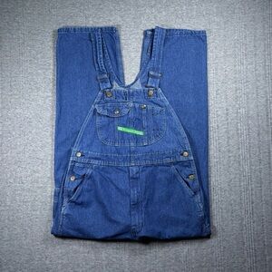 Key Imperial Denim Bib Overalls Men’s Size 36x32 Workwear Medium Wash Vintage